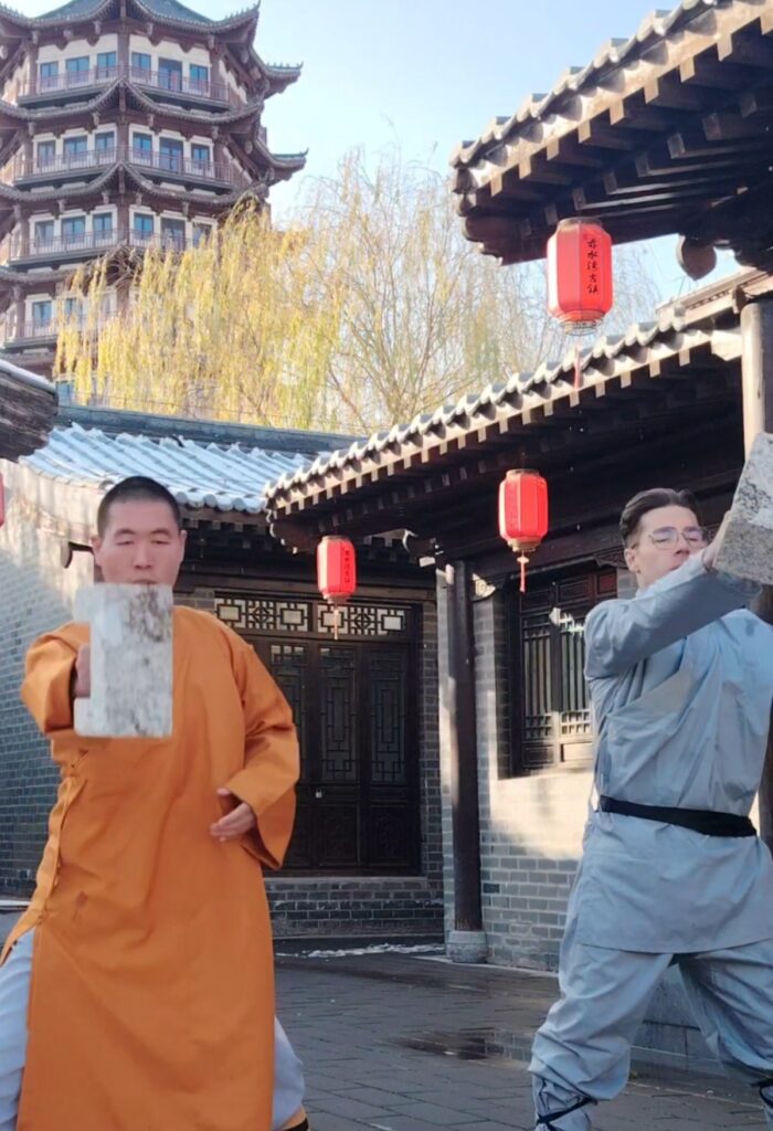 Treinamento no Templo Shaolin, China
